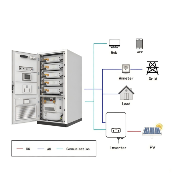 261kWh High-Voltage Commercial & Industrial BESS | 650–949V LiFePO₄ Outdoor Energy Storage Cabinet